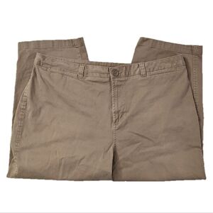 Cherokee Khaki Plus Size Capri Dress Pants
